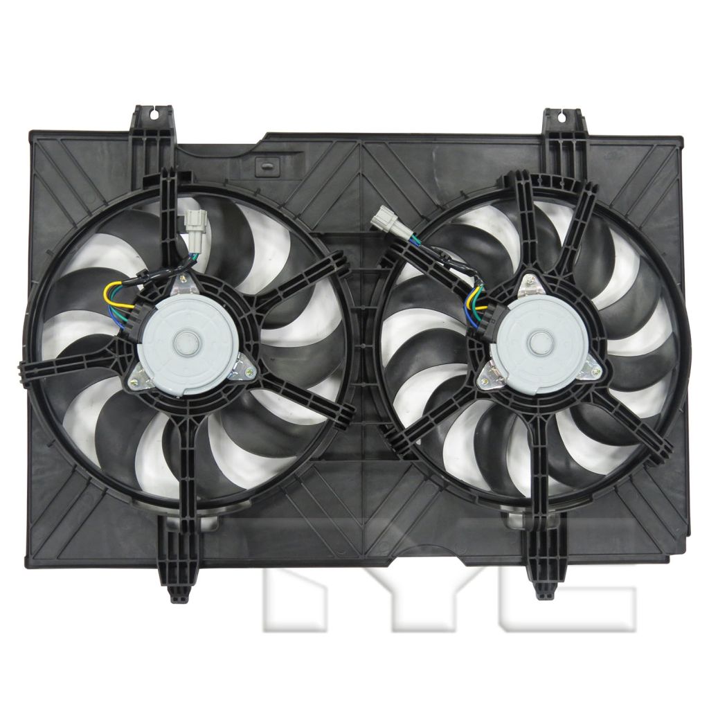 GM TRUCKS & VANS CITY EXPRESS RADIATOR & A/C FAN ASSEMBLY (DUAL FAN) OEM#19316315 2015-2018 PL#GM3115269