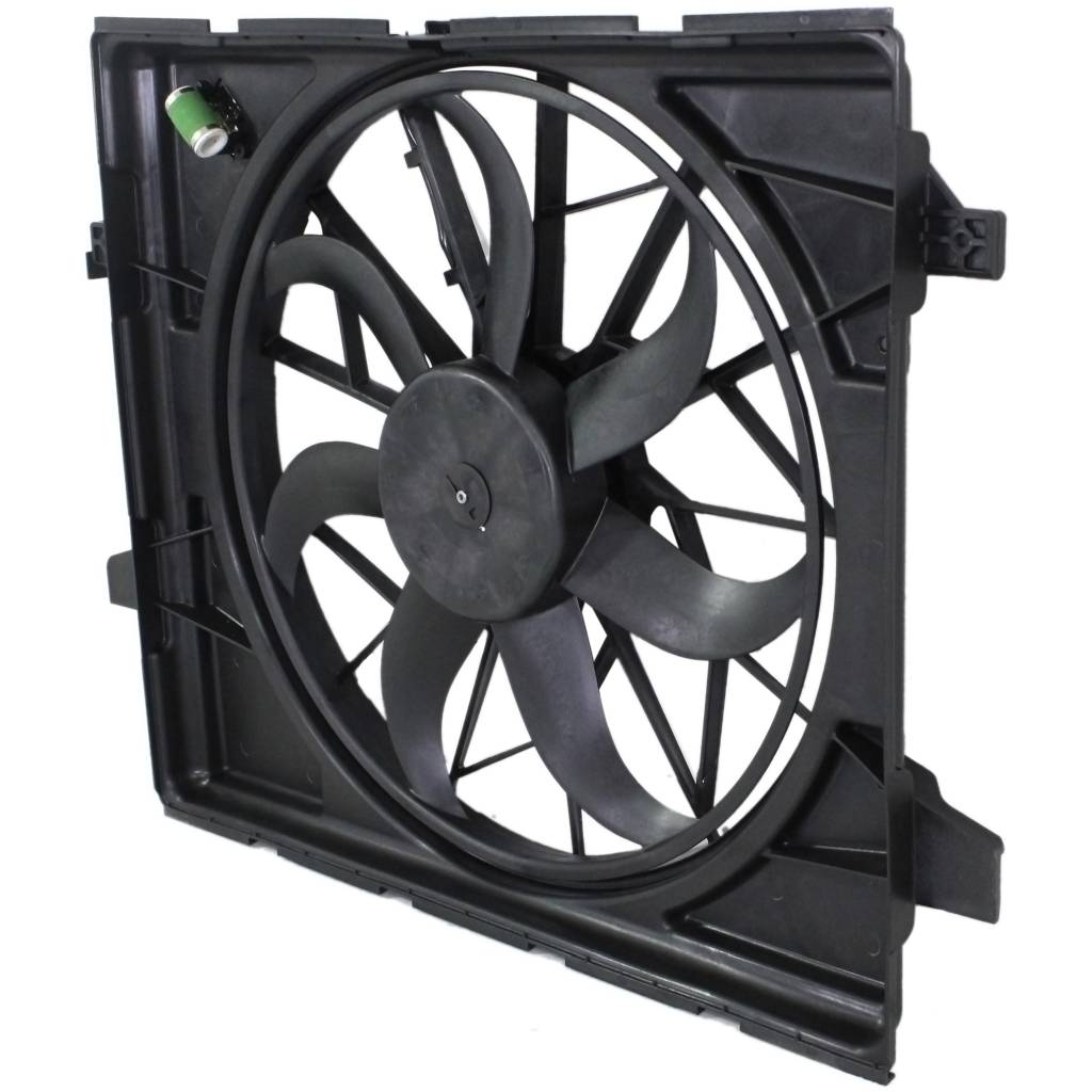 JEEP GRAND CHEROKEE RADIATOR FAN ASSEMBLY (3.6L / 5.7L )(STD DUTY) OEM#55037992AD 2014-2022 PL#CH3115170