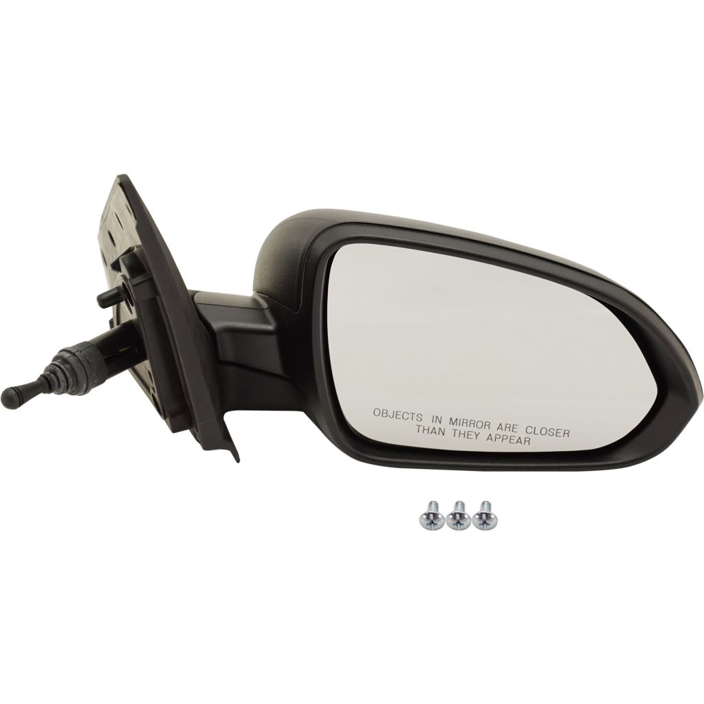 KIA RIO SEDAN DOOR MIRROR RIGHT (Passenger Side) MANUAL (TEX-BLACK) OEM#87620H9110 2018-2023 PL#KI1321217
