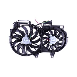 AUDI A4 SEDAN/WAGON (GEN 3) (2.0L/3.2L) RADIATOR & A/C FAN ASSY (2.0L)(DUAL FAN) OEM#8E0121207F-PFM 2005-2008 PL#AU3115107