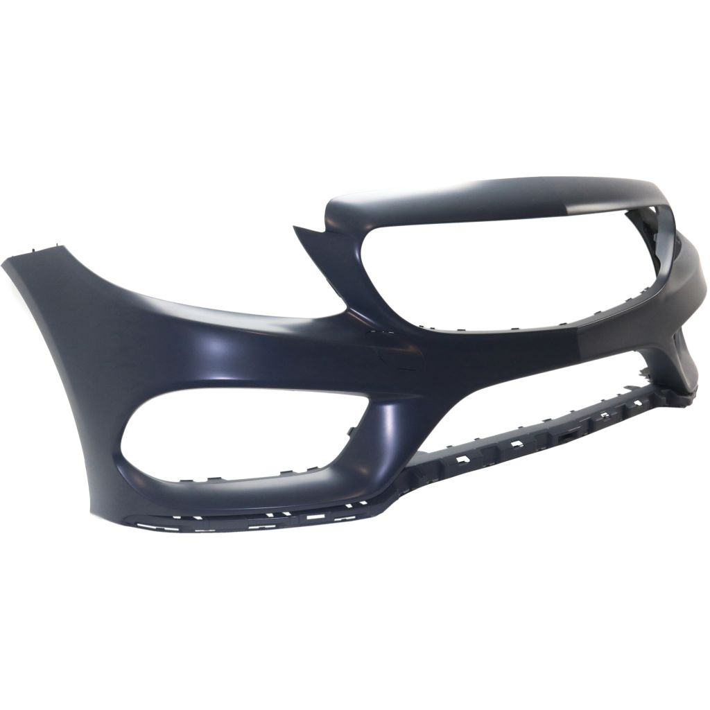 MERCEDES-BENZ C-CLASS CONV FRONT BUMPER COVER PRIMED (C300 W/ SPORT)(C43) WO/SENSOR WO/SURROUND VIEW OEM#2058801740649999 2017-2018 PL#MB1000477