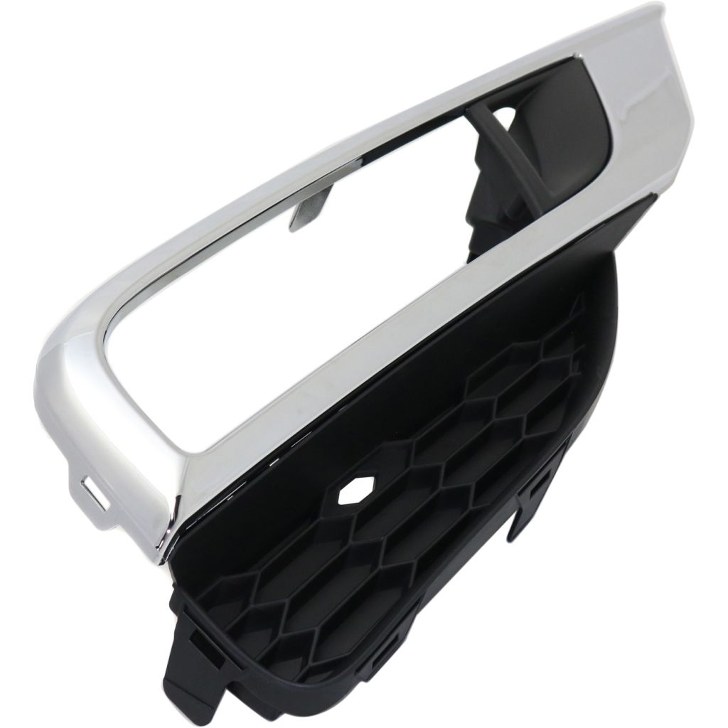HONDA CRV FOG LAMP COVER RIGHT (Passenger Side) CHR/BLK (W/FOG) OEM#71103T1WA00 2015-2016 PL#HO1039124