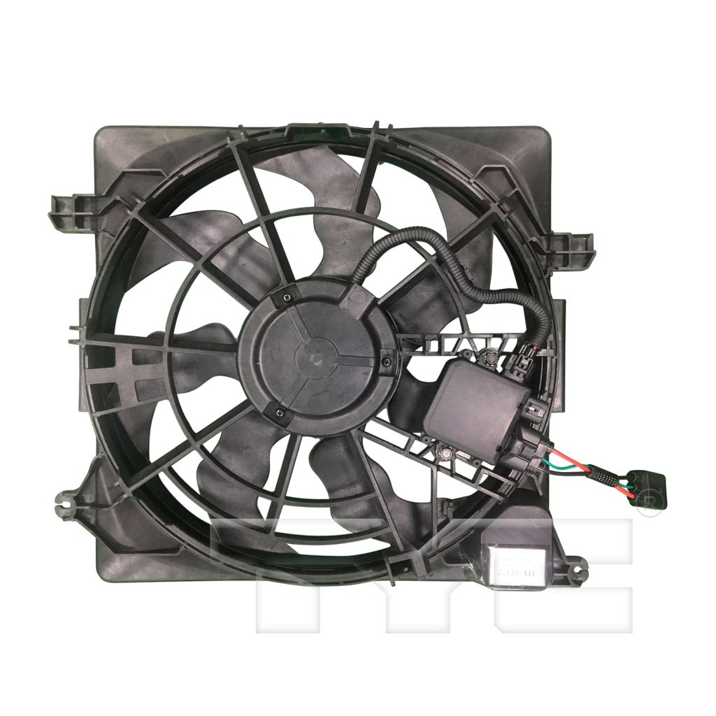 KIA SPORTAGE RADIATOR FAN ASSEMBLY 2.0L TURBO FWD (SX) OEM#25380D3100 2017-2022 PL#HY3115154