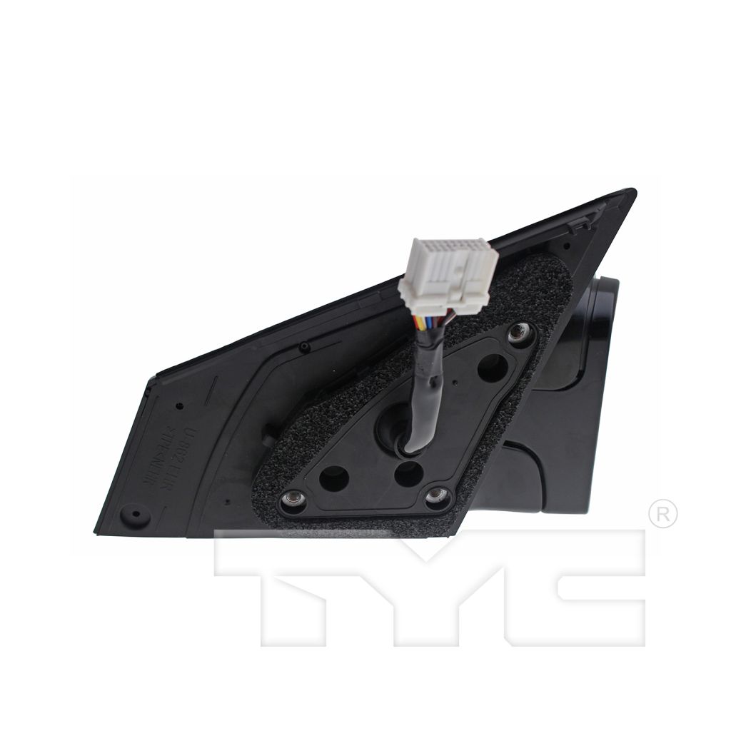 HYUNDAI SONATA DOOR MIRROR RIGHT (Passenger Side) PWR/HTD/SIGNAL (W/BSD)(WO/MEMORY)(GLOSS BLK)(MAN-FOLD) OEM#87620C2560 2018-2019 PL#HY1321239