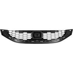 HONDA CIVIC SEDAN GRILLE TEXT BLACK 1.8L OEM#71121TR3A01 2013-2015 PL#HO1200216