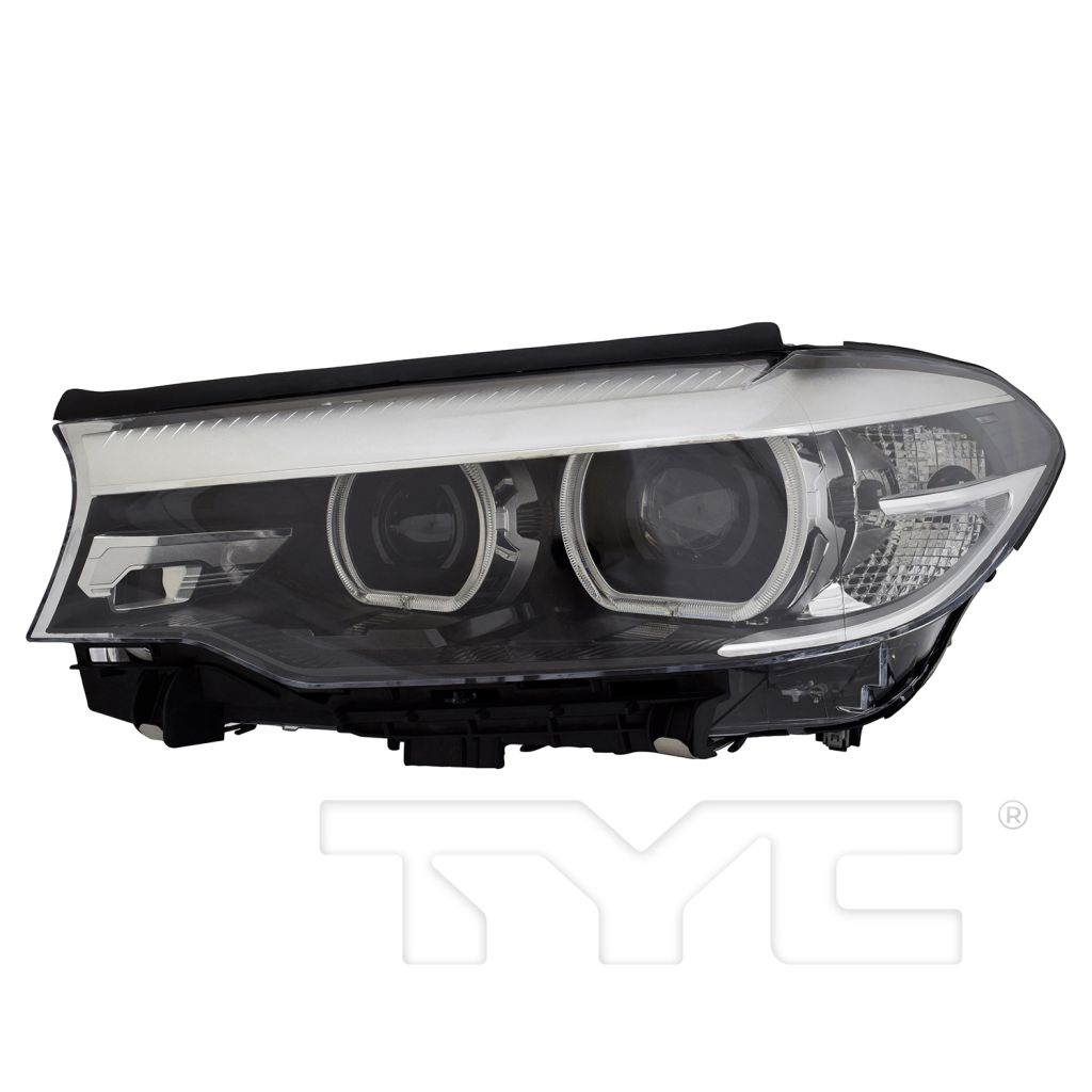 BMW BMW 5 SERIES HYBRID HEAD LAMP UNIT LEFT (Driver Side) (LED)(WO/ADAPTIVE) OEM#63117214959 2018-2020 PL#BM2518179