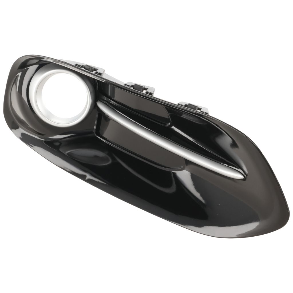 DODGE DART FOG LAMP COVER RIGHT (Passenger Side) BLACK W/SILVER MLDG (W/FOG) OEM#68163976AB 2013-2016 PL#CH1039141