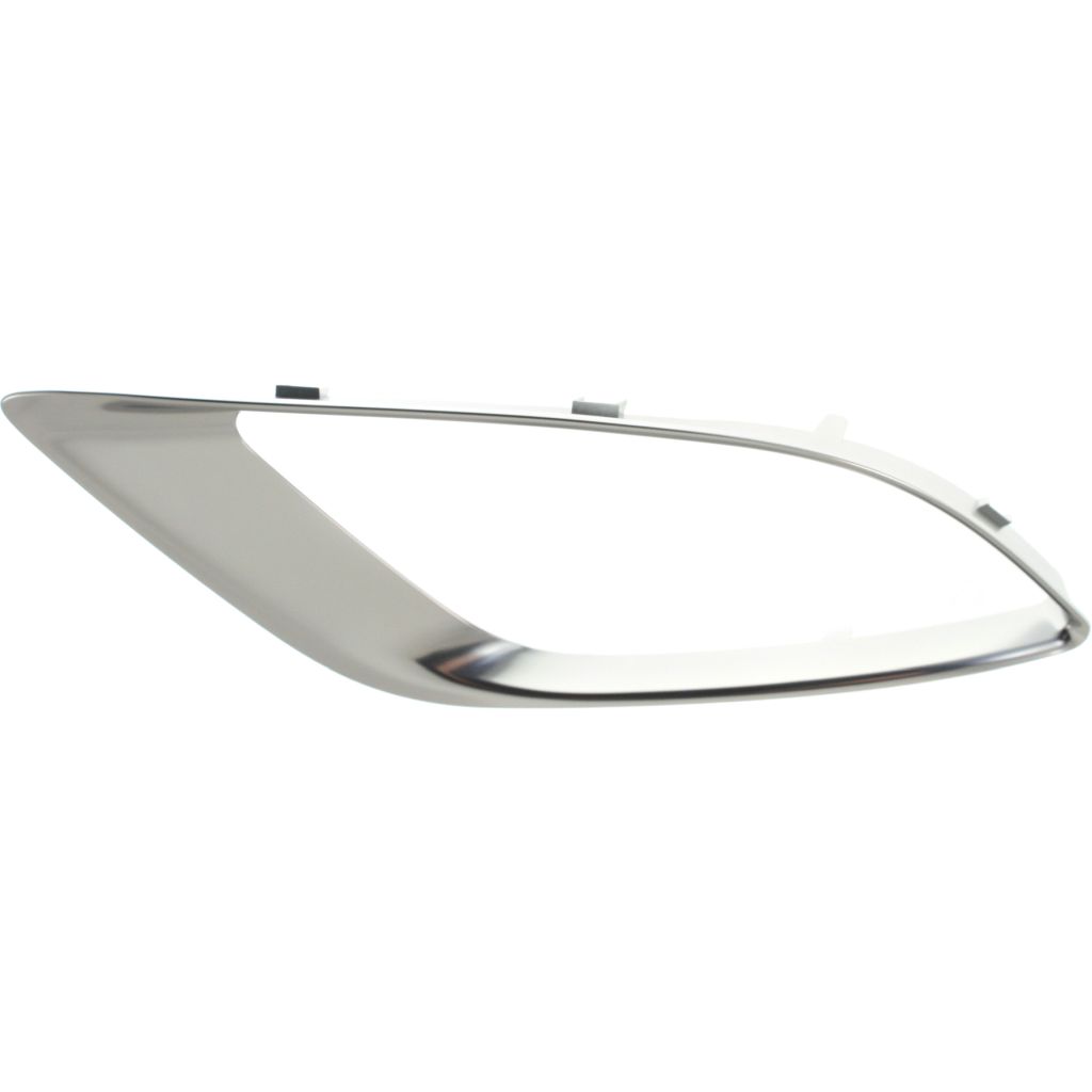 DODGE TRUCKS & VANS DURANGO FOG LAMP COVER OUTER MOLDING LEFT (Driver Side) SATIN NICKEL CHROME (2PC BUMPER CVR) OEM#6CH63SZ7AA 2016-2020 PL#CH1038182