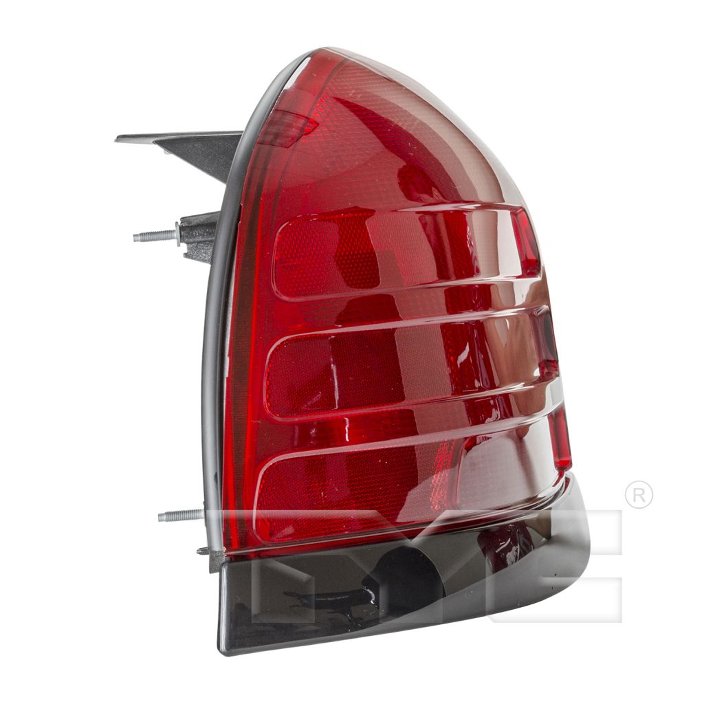 FORD CROWN VICTORIA TAIL LAMP UNIT LEFT (Driver Side) (RED LENS W/BLACK MLDG)(W/O SPT PKG)(2 BULBS) OEM#8W7Z13405A 2000-2011 PL#FO2800160