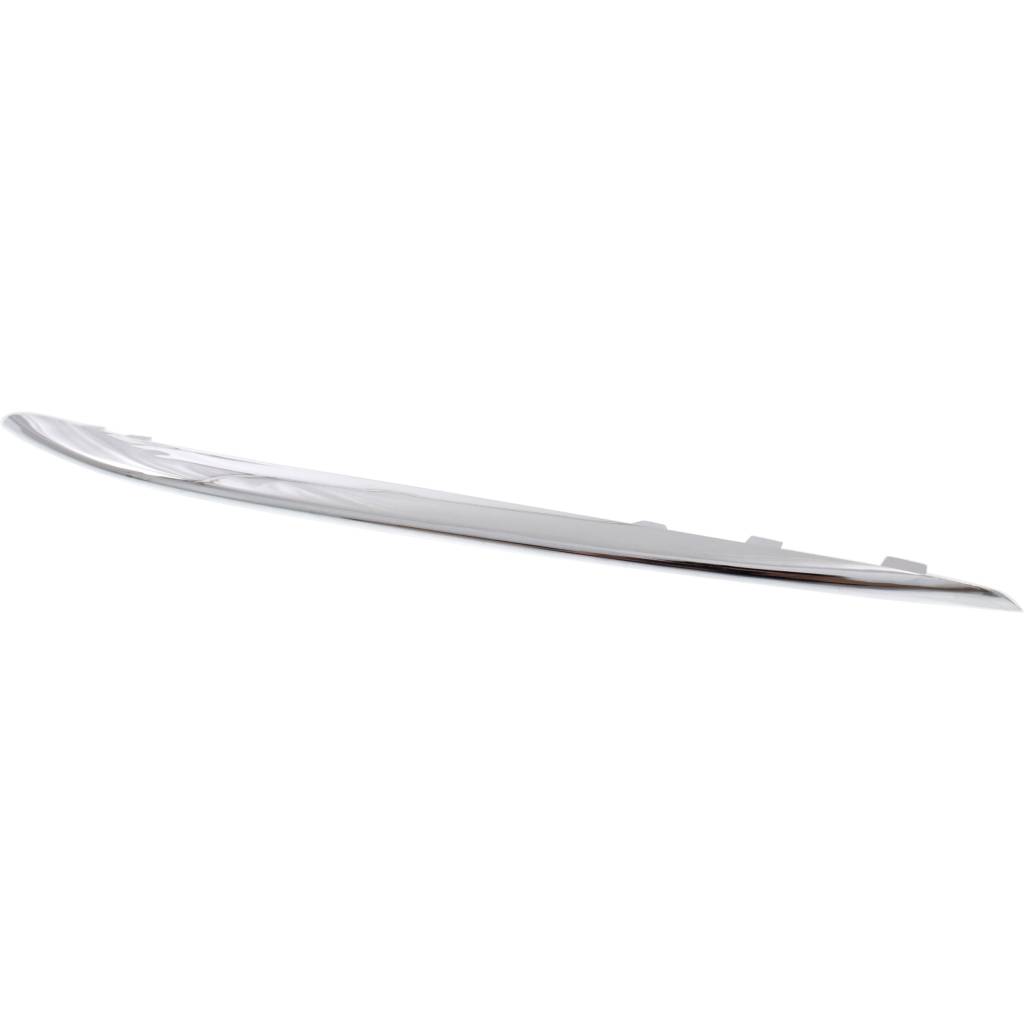 MERCEDES-BENZ C-CLASS SEDAN FRONT BUMPER OUTER GRILLE MLDG CHROME LEFT (Driver Side) UPPER (C300 WO/LUXURY PKG WO/AMG) OEM#2058850374 2015-2018 PL#MB1046129
