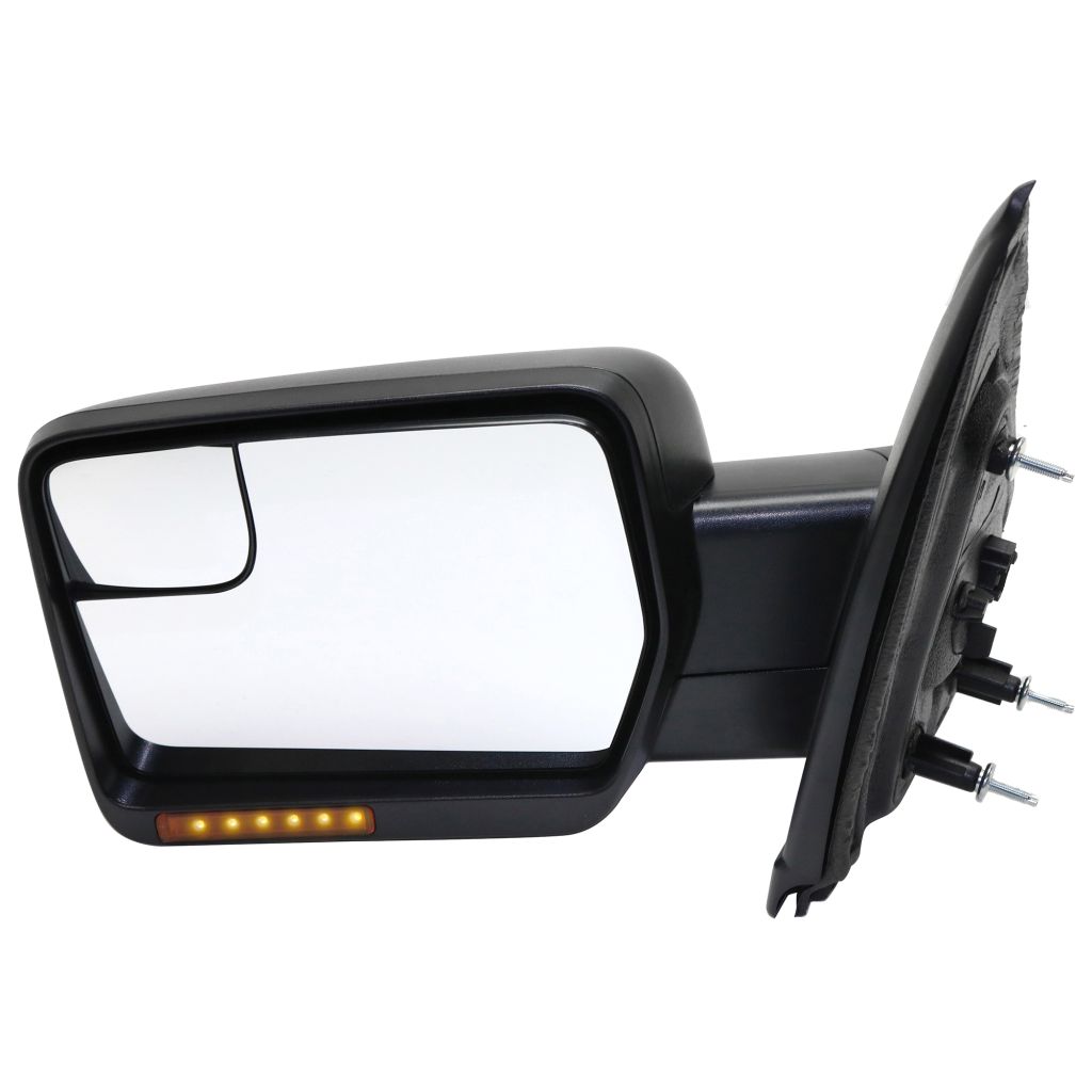 FORD TRUCKS & VANS FORD/PU (F150)(EXC SVT RAPTOR) DOOR MIRROR LEFT (Driver Side) PWR/HTD/SIGNAL (BLACK)(W/REFL)(SINGLE ARM)(W/SPOT GLASS) OEM#BL3Z17683CA-PFM 2011-2014 PL#FO1320407