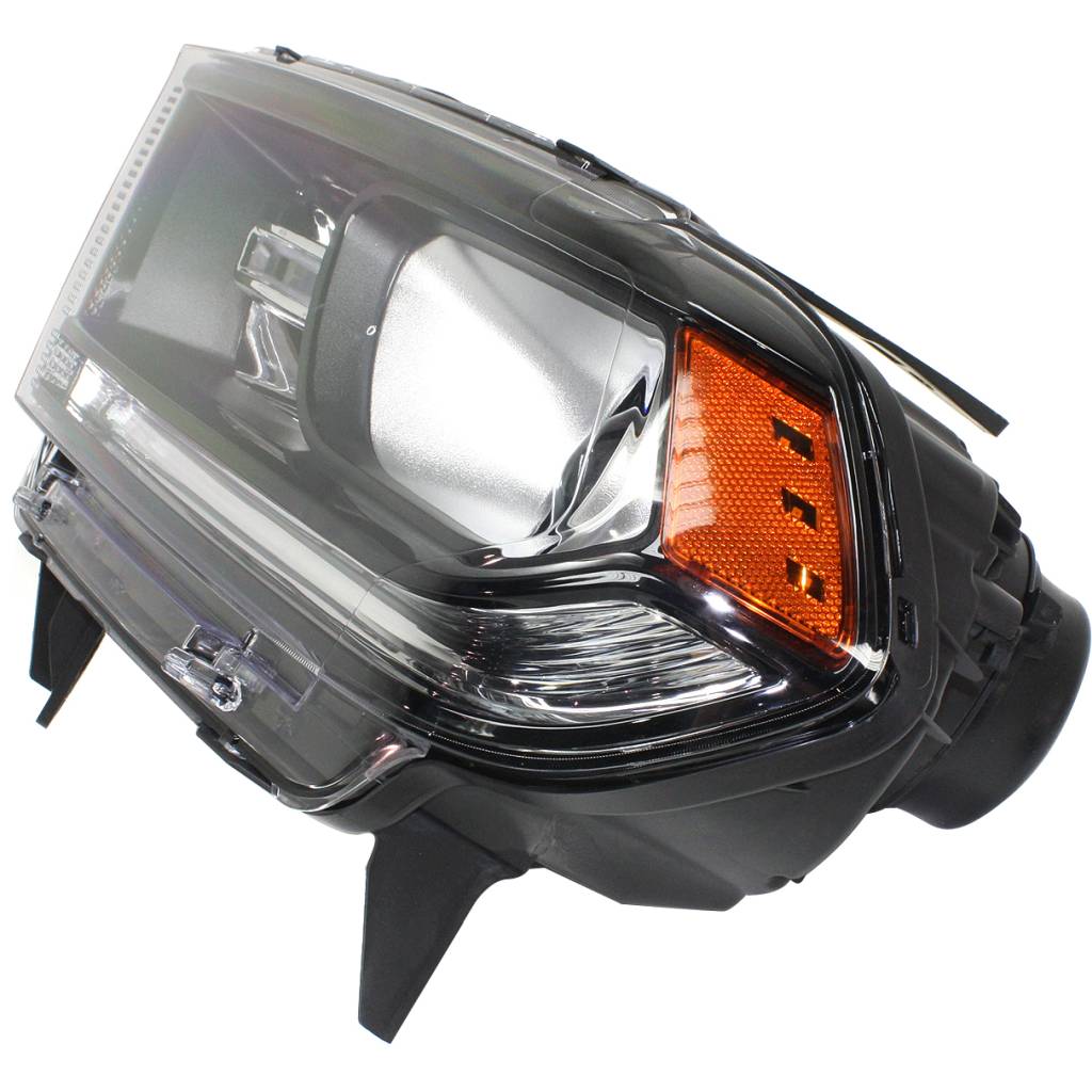 DODGE TRUCKS & VANS DURANGO HEAD LAMP ASSEMBLY LEFT (Driver Side) (HALOGEN)(WO/LED DRL)(BLK BEZEL) OEM#68184827AF 2014-2015 PL#CH2502255