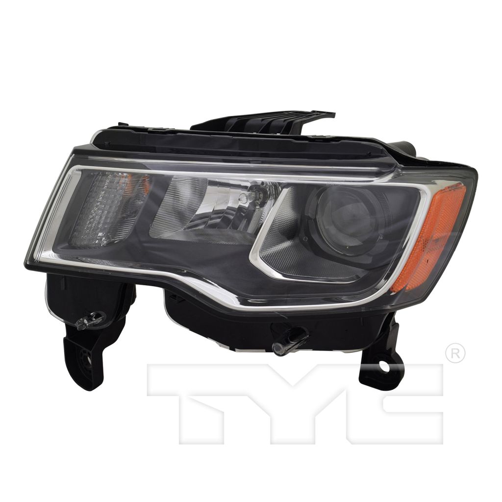 JEEPVEHICLE GRAND CHEROKEE / GRAND CHEROKEE WK HEAD LAMP ASSY LEFT (Driver Side) (HALOGEN)(CHROME)(16-16 75th ED) OEM#68289235AF 2016-2022 PL#CH2502297