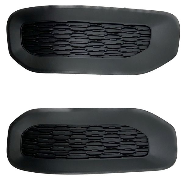 DODGE TRUCKS & VANS DODGE/PU R1500 (EXC TRX 21-UP)(6 LUG NUTS) FRONT BUMPER LOWER INSERT GRILLE KIT BLACK (RH+LH) **CAPA** OEM#68274681AB 2019-2024 PL#CH1037140C