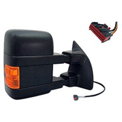 FORD TRUCKS & VANS FORD/PU (F250/350/450) Super Duty DOOR MIRROR RIGHT (Passenger Side) PWR/HTD/SIGNAL (W/AIR TEMP SENSOR)(MANUAL TELESCOPING) OEM#BC3Z17682BA 2011-2016 PL#FO1321401