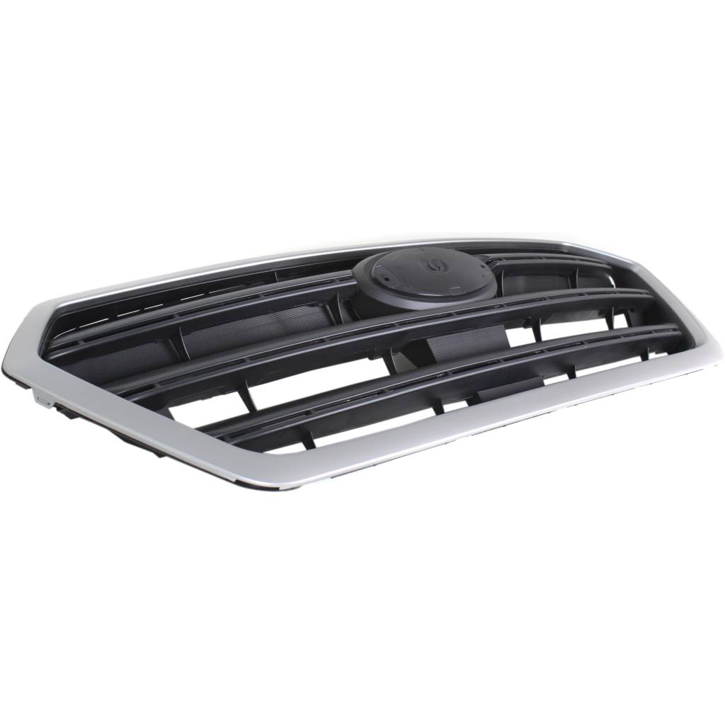 SUBARU LEGACY GRILLE ASSEMBLY DK-GRAY W/SILVER-GRAY MOLDING **CAPA** OEM#91121AL13A 2015-2017 PL#SU1200161C