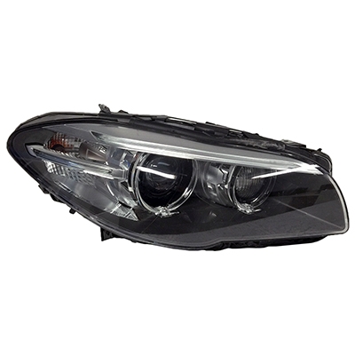 BMW BMW 5 SERIES HYBRID HEAD LAMP UNIT RIGHT (Passenger Side) HID (LENS/HOUSING) OEM#63117343906 2014-2016 PL#BM2519159