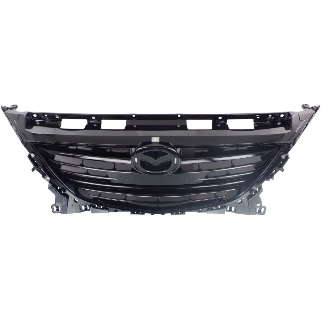 MAZDA MAZDA3 GRILLE GLOSS BLACK (WO/ADAPTIVE CRUISE) OEM#BJE150712B 2014-2016 PL#MA1200196