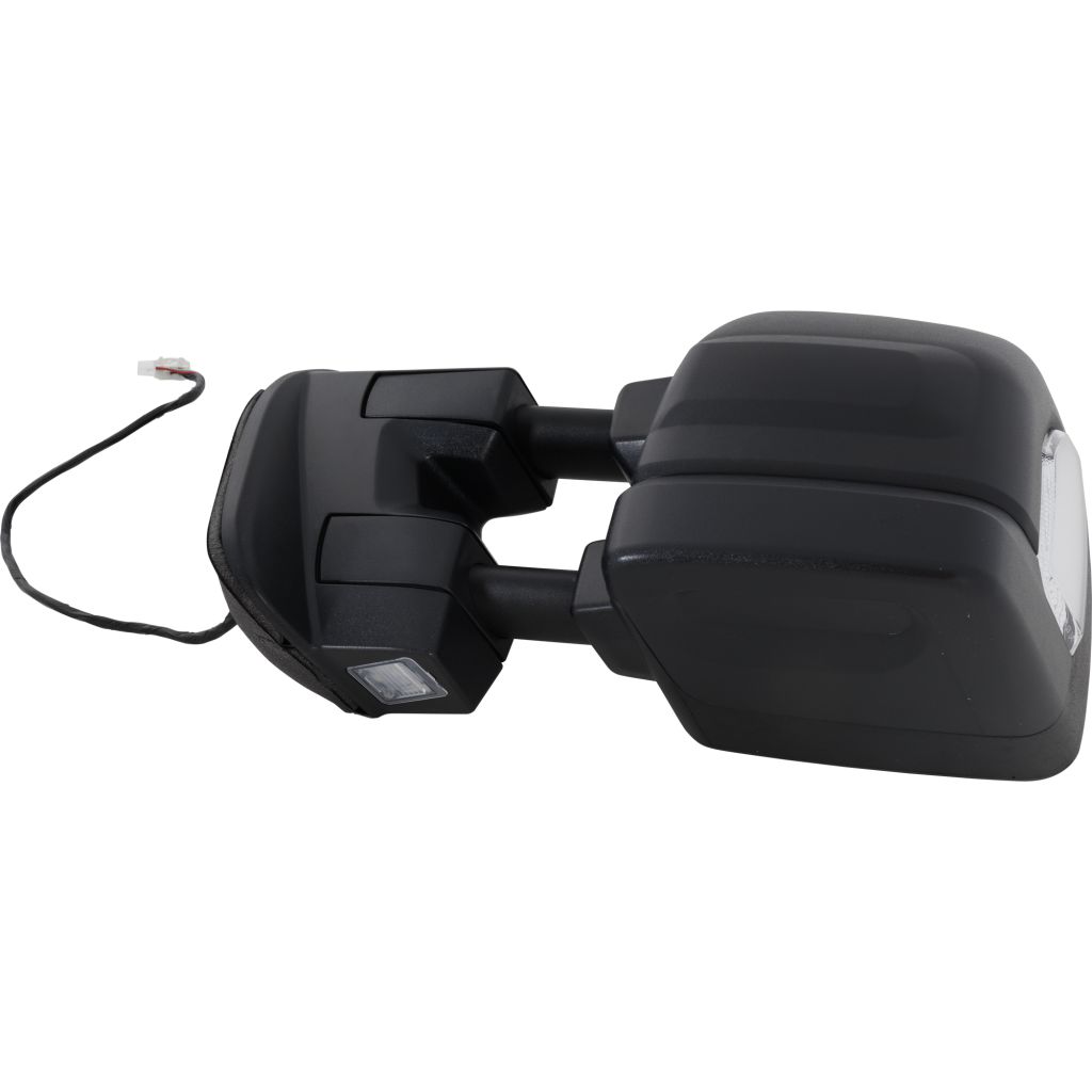 NISSAN TITAN XD DOOR MIRROR LEFT (Driver Side) PWR/HTD/SIGNAL/PUDDLE (WO/BSM)(TXT CVR)(TOWING) OEM#963029FT0E-PFM 2016-2019 PL#NI1320307