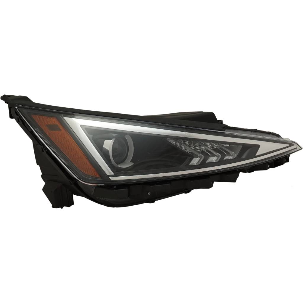 HYUNDAI ELANTRA SEDAN HEAD LAMP ASSY RIGHT (Passenger Side) (HALOGEN)(WO/LED DRL)(USA) OEM#92102F3500 2019-2020 PL#HY2503233