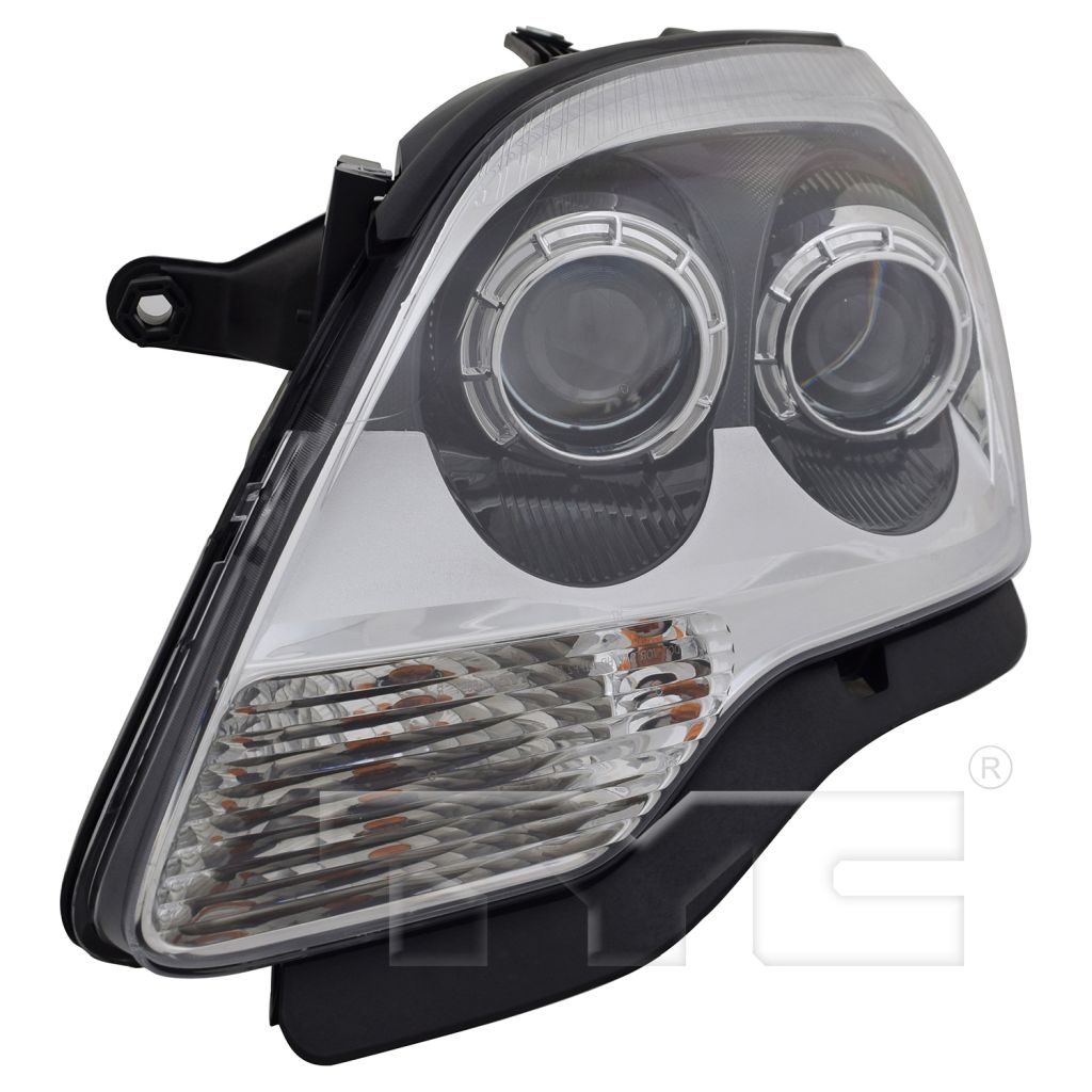 GM TRUCKS & VANS ACADIA / ACADIA LIMITED HEAD LAMP ASSEMBLY LEFT (Driver Side) (HALOGEN)(CLEAR PROJECTOR LENS) **CAPA** OEM#20912393 2008-2012 PL#GM2502358C