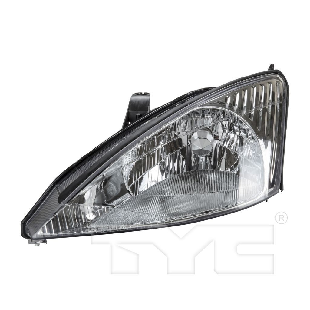 FORD FOCUS HEAD LAMP ASSY LEFT (Driver Side) (W/O HID & SVT)(CHROME BEZEL) OEM#3S4Z13008CD 2000-2002 PL#FO2502171