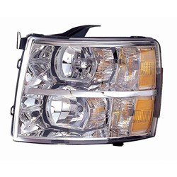 GM TRUCKS & VANS SILVERADO/PU 2500/3500 (CHEVY) HEAD LAMP ASSEMBLY LEFT (Driver Side) **CAPA** OEM#22853027 2011-2014 PL#GM2502280C