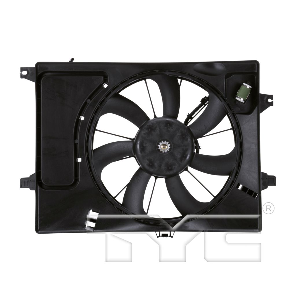 KIA SOUL RADIATOR & A/C FAN ASSEMBLY (SINGLE FAN) OEM#25380B2000 2014-2019 PL#KI3115134