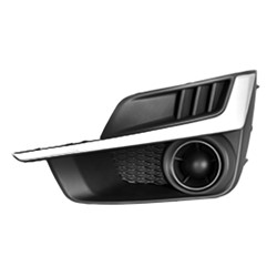 SUBARU IMPREZA 2.0 FOG LAMP COVER RIGHT (Passenger Side) W/SILVER MOLDING (WO/FOG) OEM#57731FJ380 2015-2016 PL#SU1039111