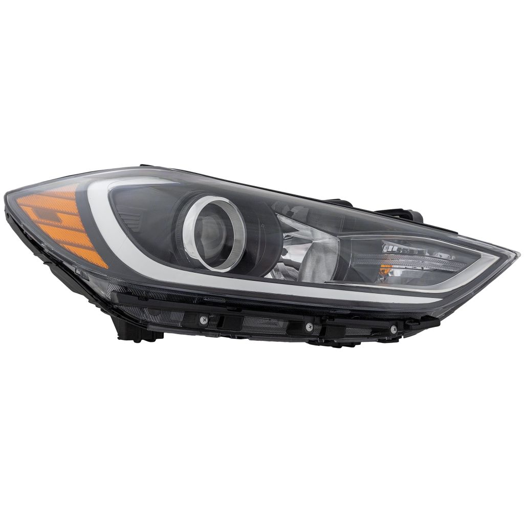 HYUNDAI ELANTRA SEDAN HEAD LAMP ASSEMBLY RIGHT (Passenger Side) (WO/DRL)(KOREA)(SE)**CAPA** OEM#92102F2040 2017-2018 PL#HY2503203C