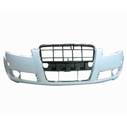 AUDI A6 SEDAN /WAGON FRONT BUMPER COVER PRIMED (W/O WASHER)(WO/S-LINE) OEM#4F0807105DGRU 2005-2008 PL#AU1000156