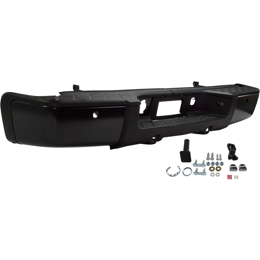 GM TRUCKS & VANS SIERRA/PU 1500 HYBRID STEP BUMPER ASSY BLACK (W/SENSOR) OEM#20899360-PFM 2009-2013 PL#GM1103149