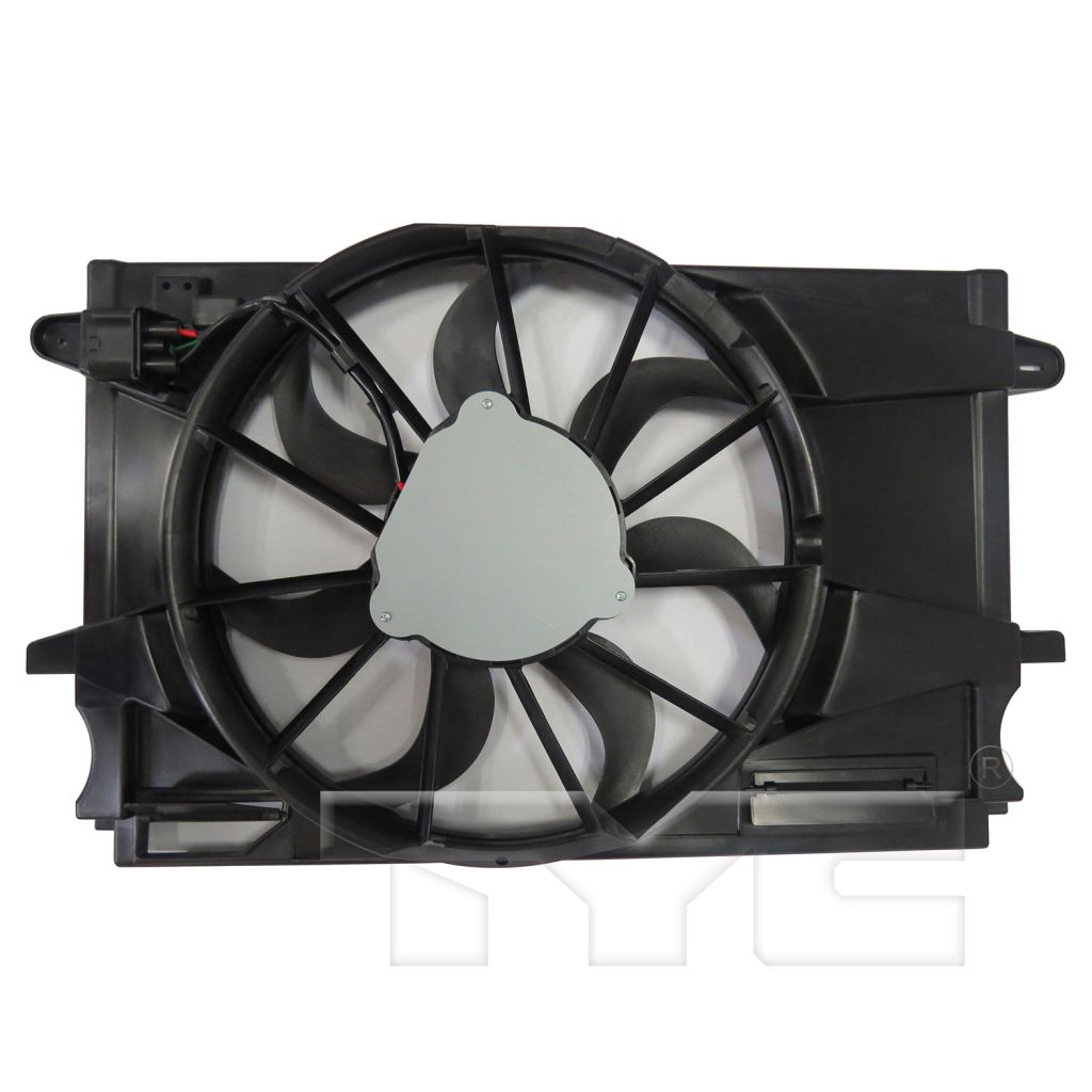CHEVROLET CRUZE HATCHBACK RADIATOR & A/C FAN ASSEMBLY (1.4L TURBO)(A/T)(SINGLE FAN) OEM#39013323 2017-2019 PL#GM3115303