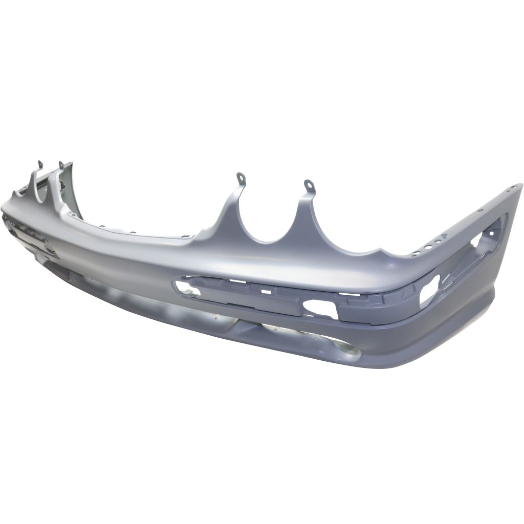 MERCEDES-BENZ E-CLASS (210) (SEDAN /WAGON ) FRONT BUMPER COVER PRIMED (W/O Washer)(W/ Sport Pkg) OEM#2108852525 2000-2003 PL#MB1000143