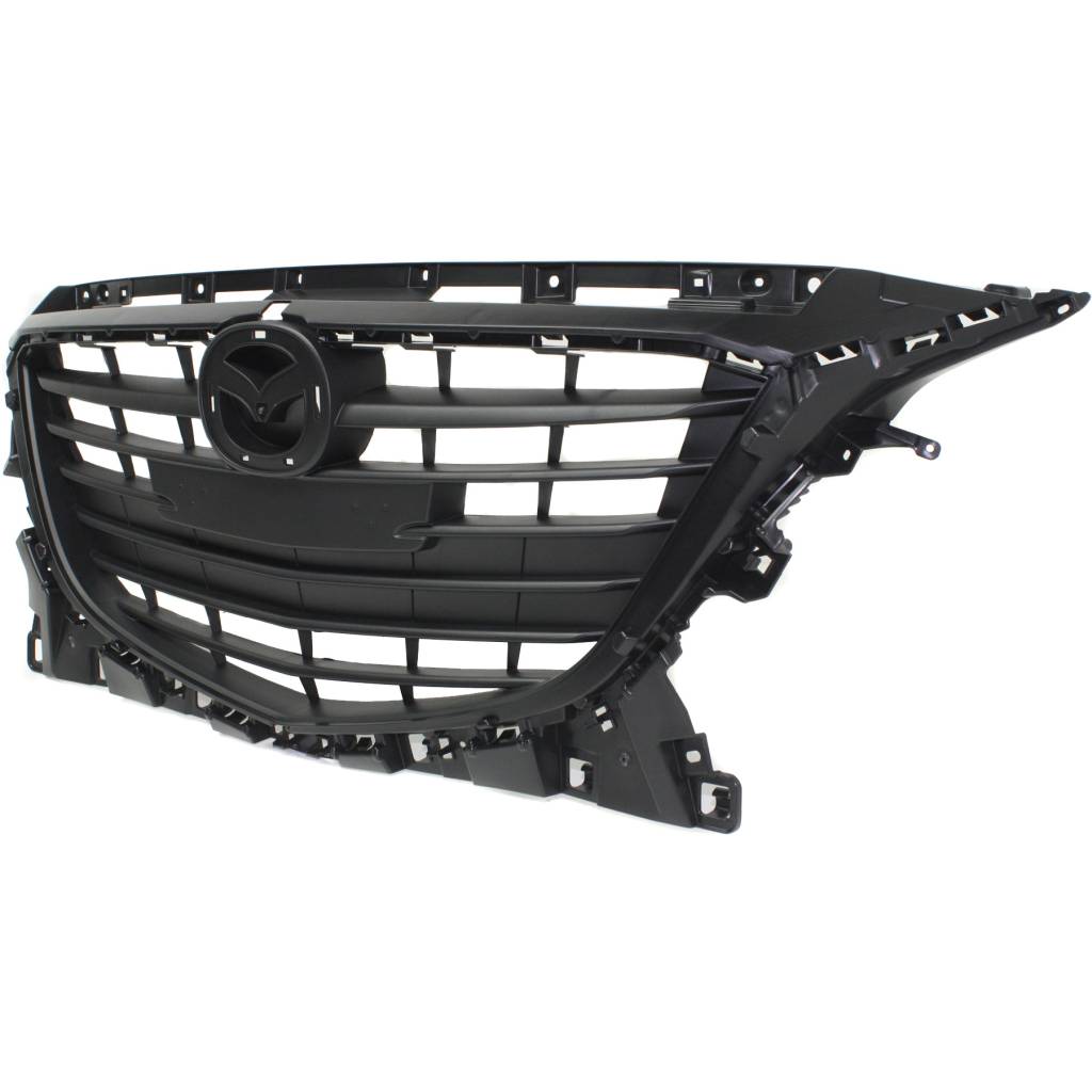 MAZDA MAZDA3 GRILLE FLAT BLACK OEM#BJS750712 2014-2016 PL#MA1200197
