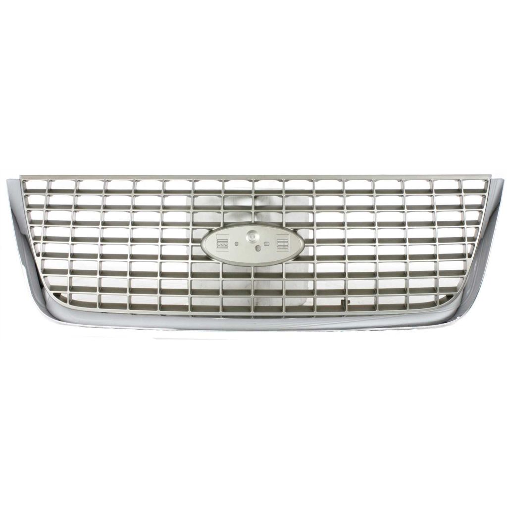 FORD TRUCKS & VANS EXPEDITION GRILLE CHROME/SLV (Eddie Bauer) OEM#2L1Z8200BAA 2003-2006 PL#FO1200400