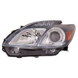 TOYOTA PRIUS PLUG-IN (1.8L) HEAD LAMP UNIT LEFT (Driver Side) (HALOGEN) **CAPA** OEM#8117047550 2012-2015 PL#TO2518136C