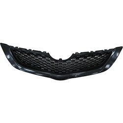 TOYOTA YARIS SEDAN GRILLE UPPER BLACK OEM#5311152580C0 2009-2012 PL#TO1200328