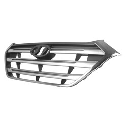 HYUNDAI TUCSON GRILLE PTD-BLACK W/SILVER GRAY & CHROME MLDG (W/PEDESTIAN RECOGNITION)(From 5-16-16) OEM#86350D3100PCR 2017-2018 PL#HY1200209