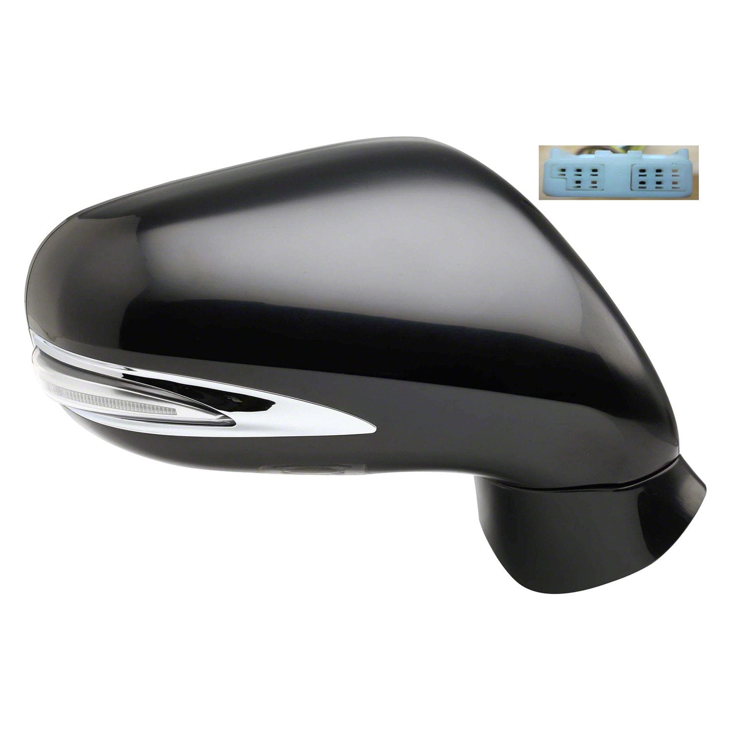 LEXUS IS 250/350 (SEDAN) DOOR MIRROR RIGHT (Passenger Side) PWR/HTD/SIGNAL/PUDDLE LAMP (WO/MEMORY) OEM#8791053401C0 2009-2013 PL#LX1321111