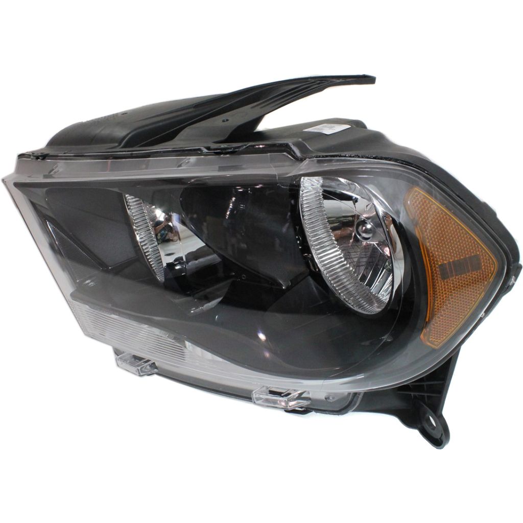 DODGE TRUCKS & VANS DURANGO _HEAD LAMP ASSEMBLY LEFT (Driver Side) (HALOGEN)(BLK BEZEL) OEM#68084077AB 2011-2013 PL#CH2502229