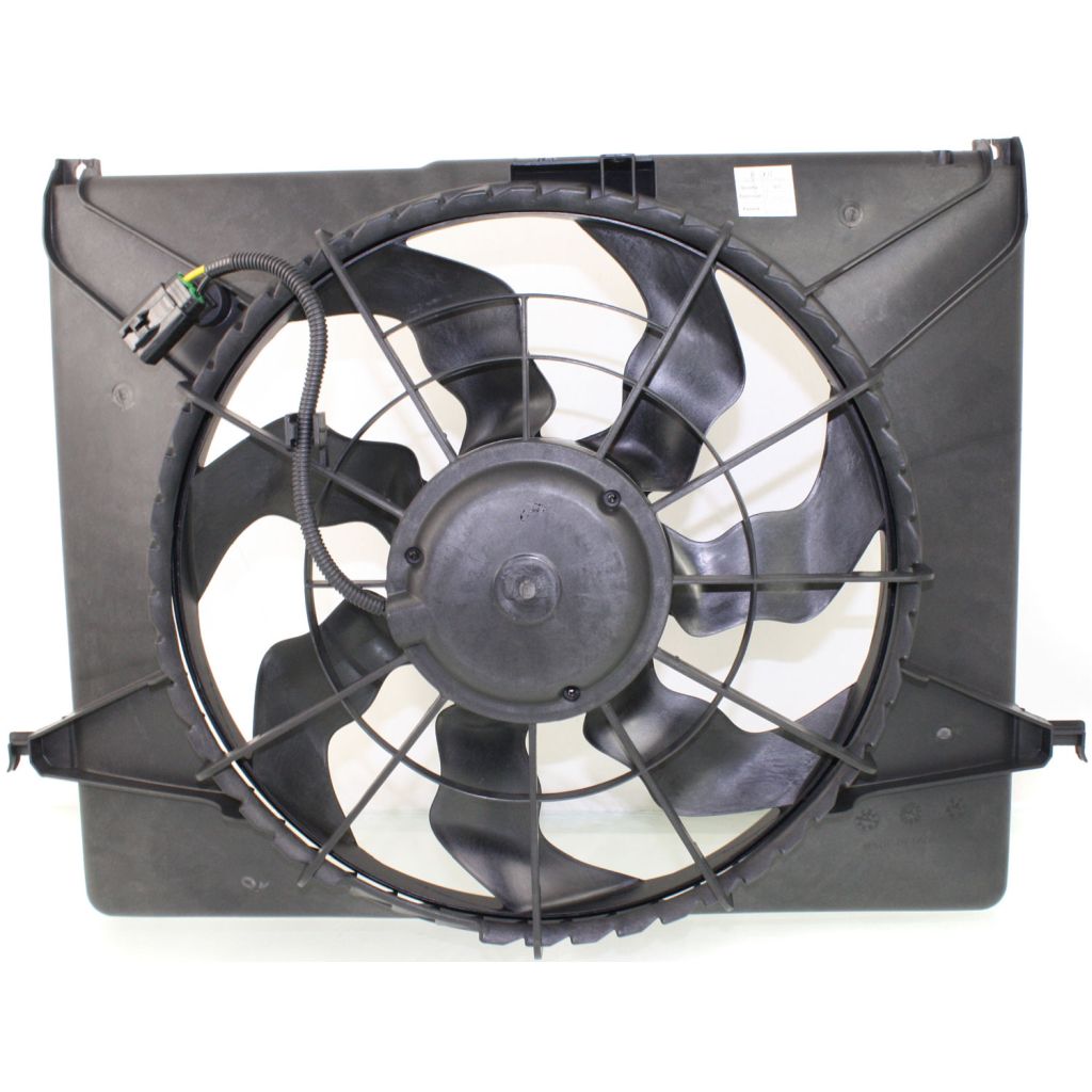HYUNDAI SONATA RADIATOR & A/C FAN ASSEMBLY (2.4L)(SINGLE FAN) OEM#253803K210 2006-2008 PL#HY3117100
