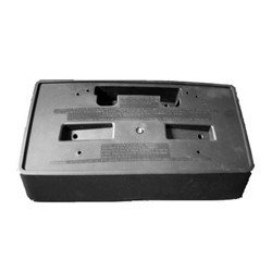 GM TRUCKS & VANS SILVERADO/PU 1500 (19 OLD STYLE) FRONT LICENSE BRACKET OEM#22763523 2014-2015 PL#GM1068155