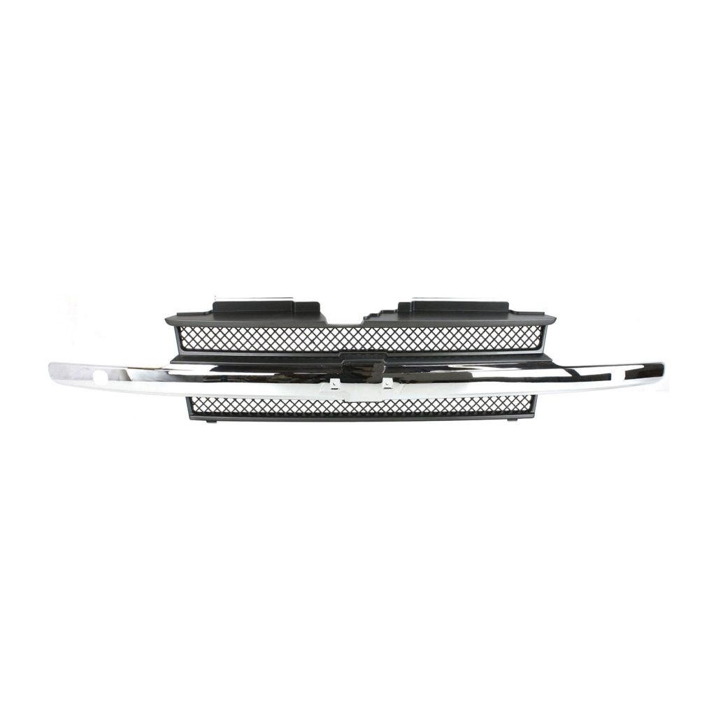 GM TRUCKS & VANS TRAILBLAZER GRILLE (W/CHROME MLDG)(W/ HEAD LAMP WASHERS)(EXC 06-09 LT & SS) OEM#12336054 2002-2009 PL#GM1200498