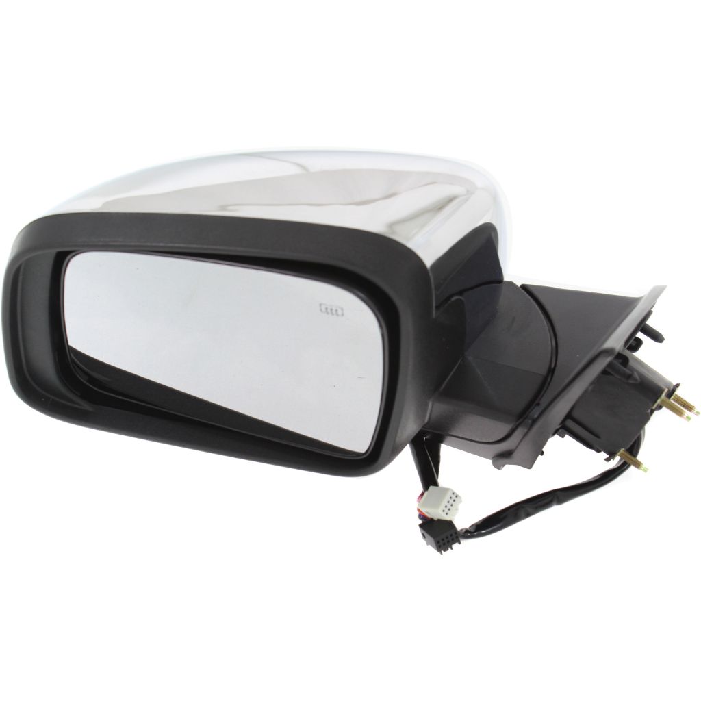 DODGE TRUCKS & VANS DURANGO DOOR MIRROR LEFT (Driver Side) PWR/HTD/SIGNAL (CHR)(WO/BLIND SPOT DET) OEM#68237573AF 2014-2022 PL#CH1320377