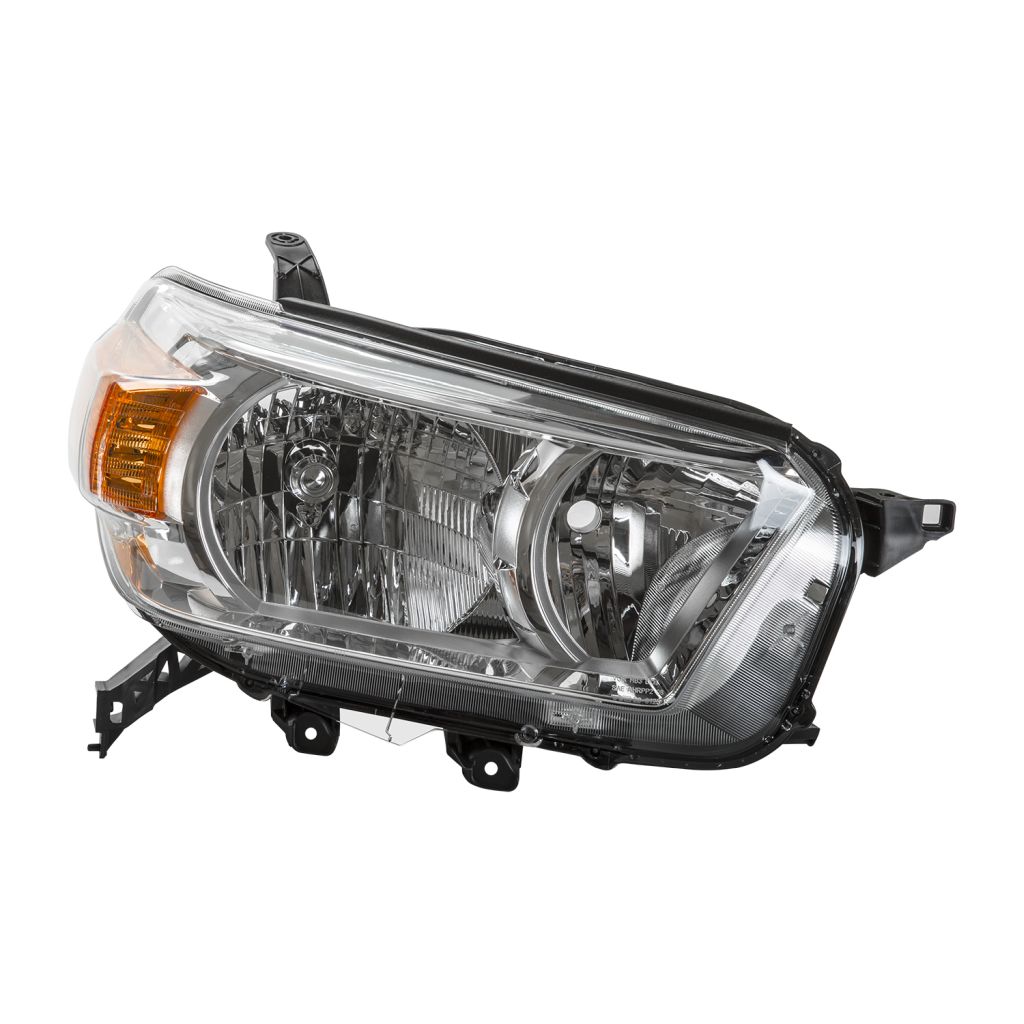 TOYOTA 4RUNNER HEAD LAMP UNIT RIGHT (Passenger Side) CHROME BEZEL**CAPA** OEM#8113035520 2010-2013 PL#TO2519127C
