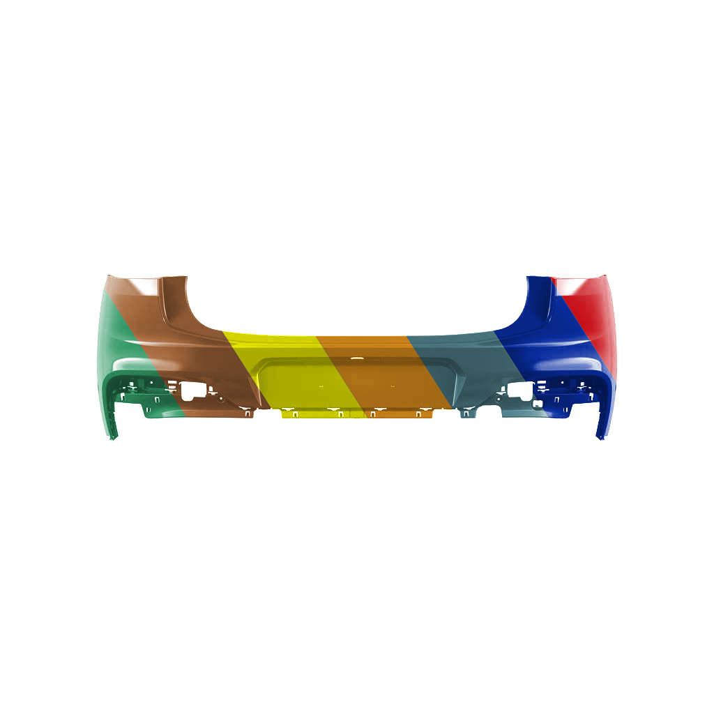 BMW BMW X4 REAR BUMPER COVER PRIMED (WO/SENSOR)(30i W/M SPORT)(M40i) OEM#51128078839 2019-2021 PL#BM1100443