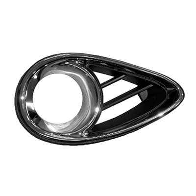 INFINITI QX70 FOG LAMP BEZEL LEFT (Driver Side) CHR/BLK (ROUND FOG) OEM#622573EV0A 2014-2017 PL#IN1038101