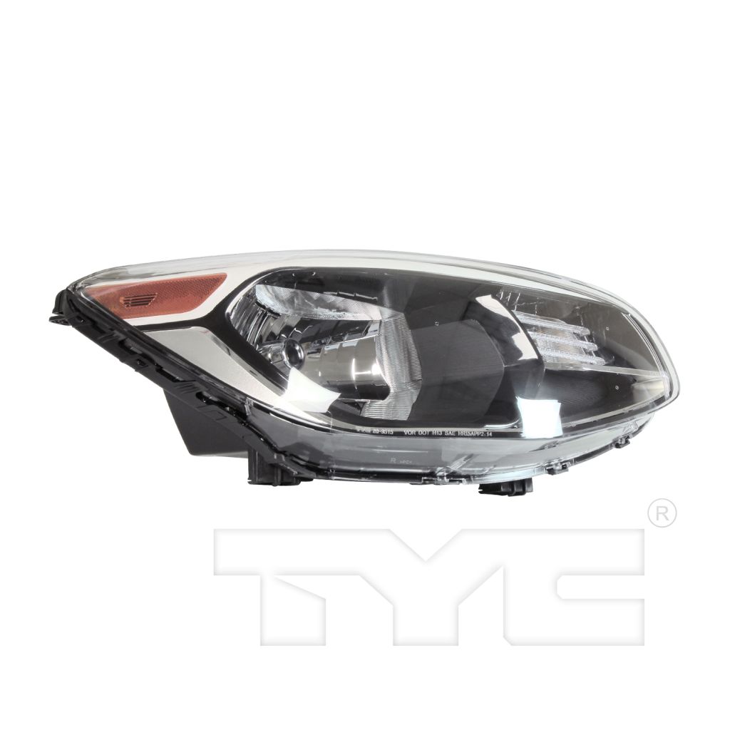 KIA SOUL HEAD LAMP ASSEMBLY RIGHT (Passenger Side) (HALOGEN)(WO/PROJECTOR) **CAPA** OEM#92102B2270 2014-2019 PL#KI2503167C