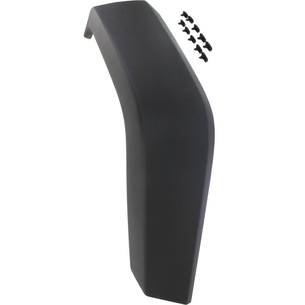 JEEP WRANGLER (JK) FRONT FENDER FLARE LEFT (Driver Side) TEXT BLACK OEM#5KF08RXFAH 2007-2018 PL#CH1268119